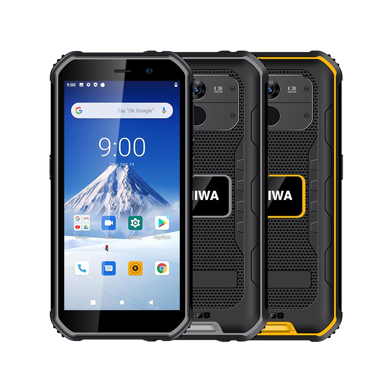 Factory Price UNIWA 963 PRO Original 5 Inch Waterproof IPS Cell Rugged Smart Phone 4GB+64GB WCDMA 3G/4G Android IP68 SmartPhone